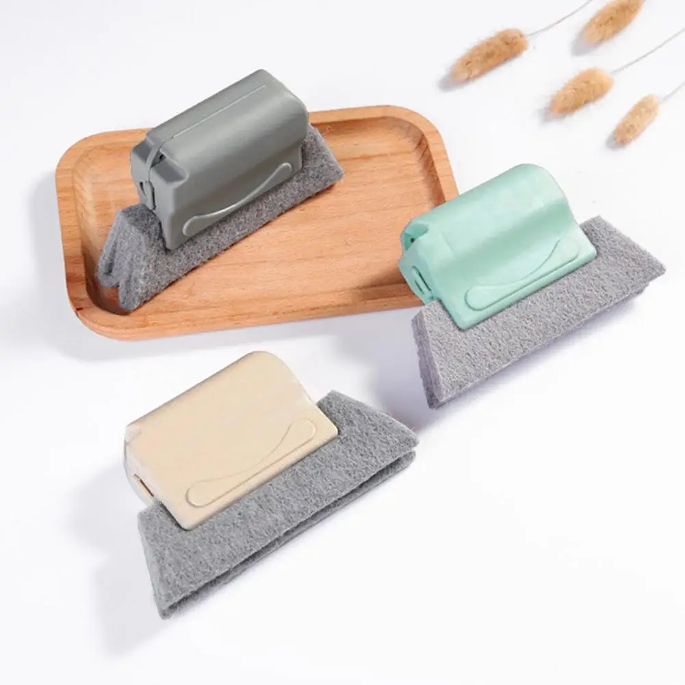 

Щетка для чистки оконных пазов, портативный легкий быстрой очистки, многофункциональный очиститель оконной дорожки и дверей