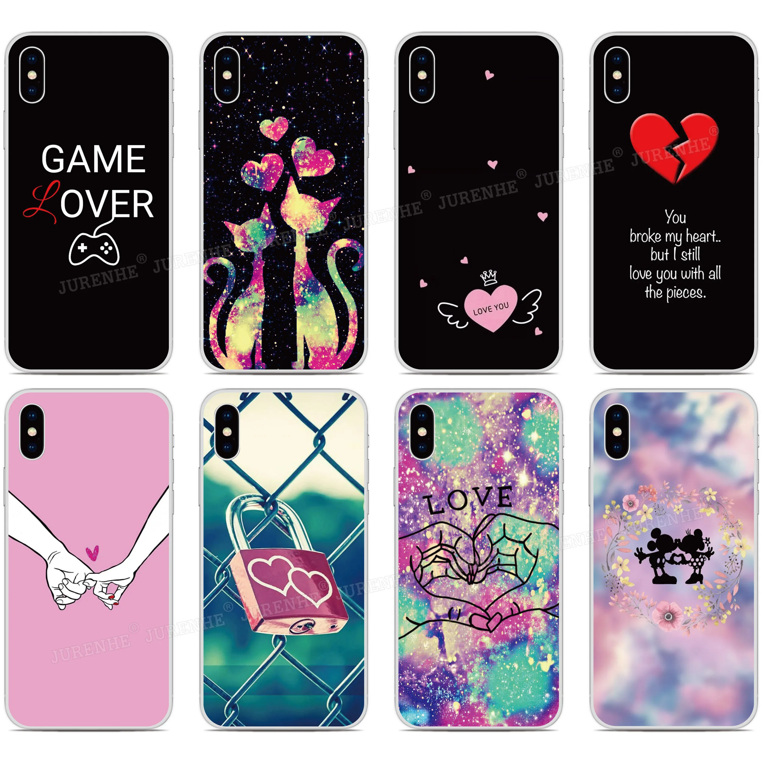 Мягкий силиконовый чехол из ТПУ с сердечками для Oukitel C21 C19 C18 K6000 C17 C16 C15 C13 C12 U25 Pro K9 U22 U20 Plus Y4800 чехол для телефона