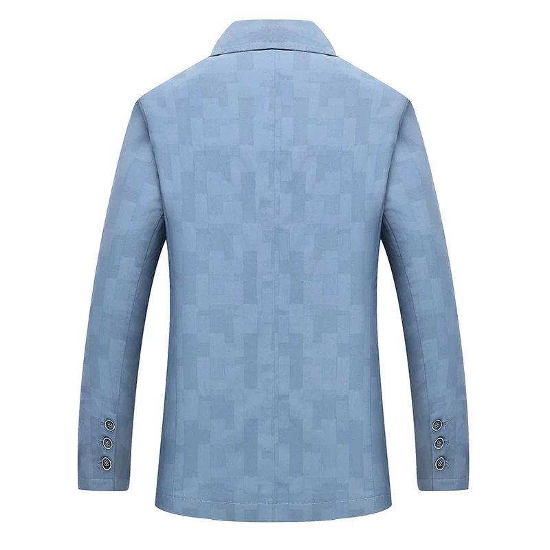 2019 новый модный мужской повседневный костюм весна и осень однотонный деловой