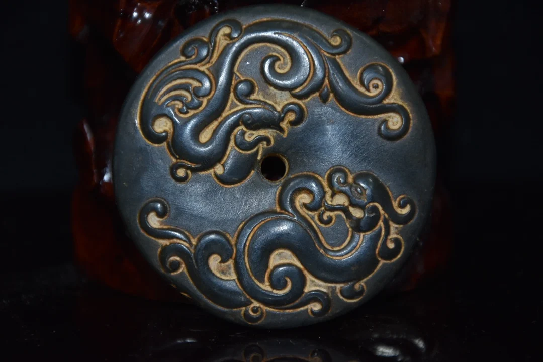 Культура Хуншань метеорит железо Сицзян полученный уровень сокровищ wenju Longfengbi