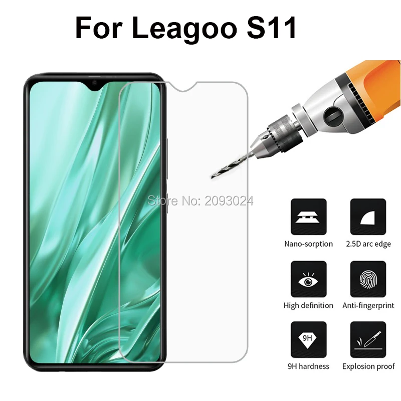 Для Leagoo S11 0 26 мм фронтальный ЖК-дисплей взрывозащищенное Закаленное стекло
