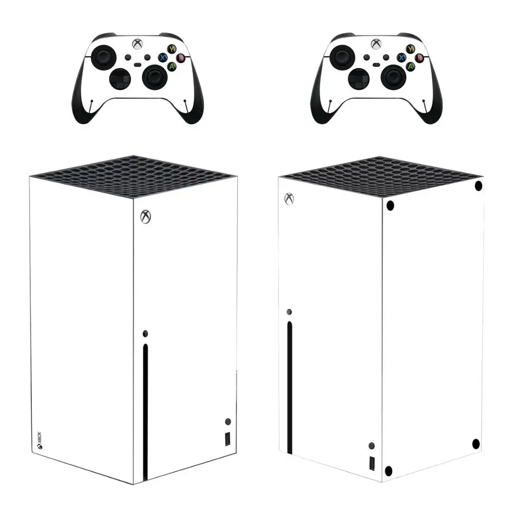 Прозрачная белая наклейка для консоли Xbox серии X и контроллеров Виниловая |