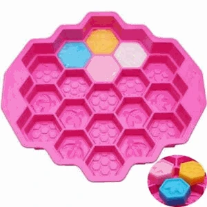 

Цветная силиконовая форма для шоколада, ячеек, пчелы, ячейки