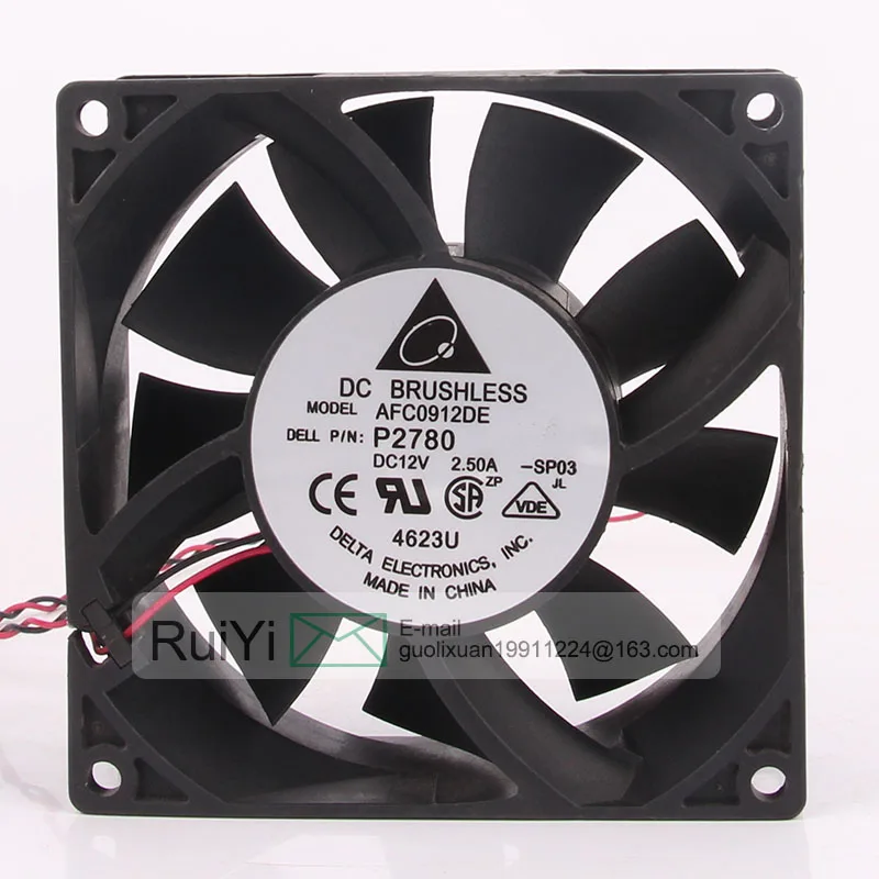 

AFC0912DE двойной шарикоподшипник 9 см теплоотвод шторма 9038 12 В а 90x90x38 мм 9 см 4 иглы интерфейс Новый охлаждающий вентилятор