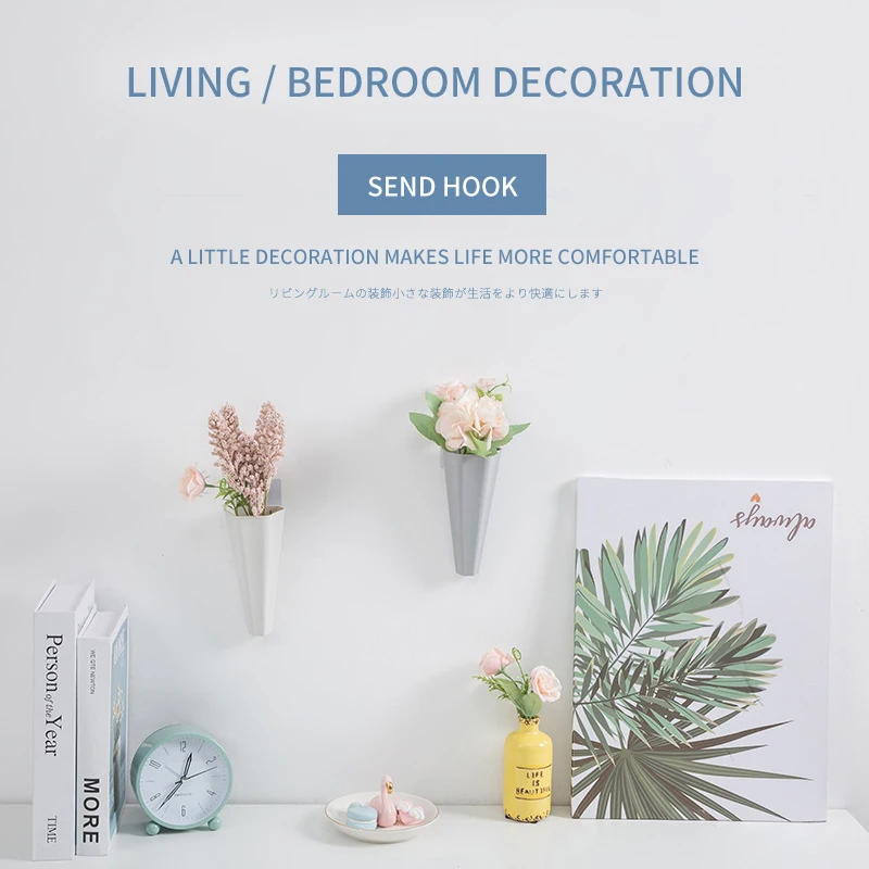 Треугольный настенный горшок для растений креативная Цветочная корзина