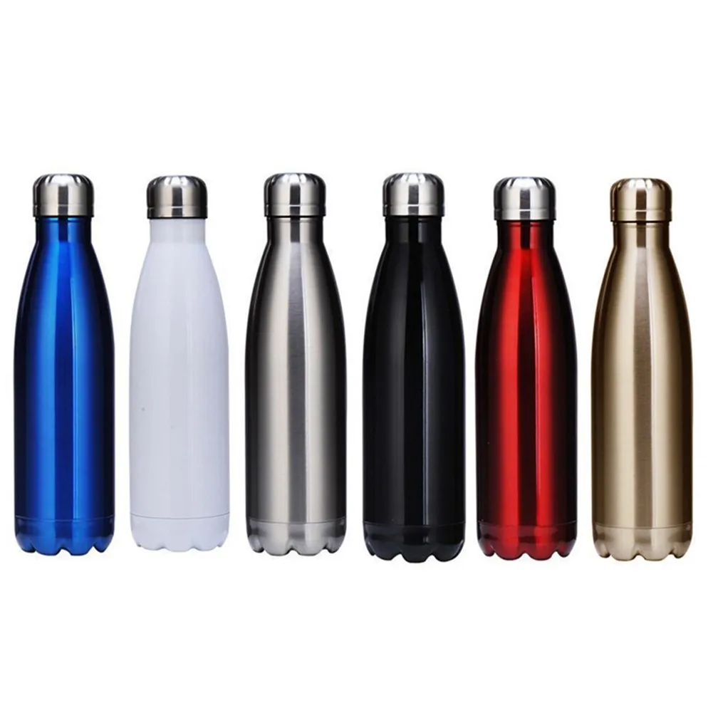 

500ml Stainless Steel Vacuum Flask Large Capacity Thermos Mug Portable Insulation Cup Outdoor Sport Water Bottle Car Mug