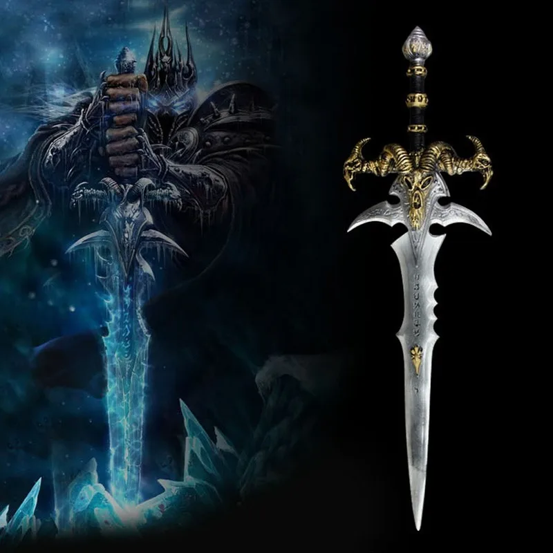 World of Warcraft Frostmourne из ПУ меч оружие игрушка Косплэй имитация меча красивой Модель PU