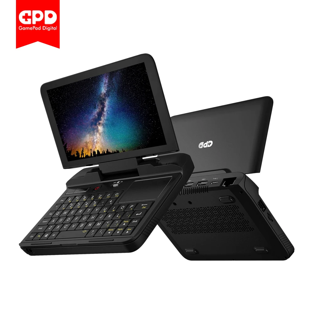 Мини ноутбук GPD с 6 дюймовым дисплеем процессором Intel Celeron N4100 ОЗУ 8 ГБ ПЗУ 128 Windows