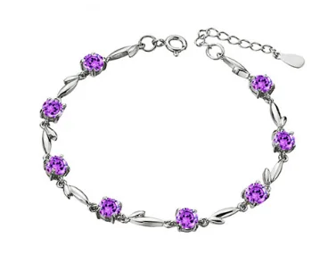 

SL05 925 Sterling Silver Wedding Pearl Zircon Necklace Earrings crystal lovers Bracelet