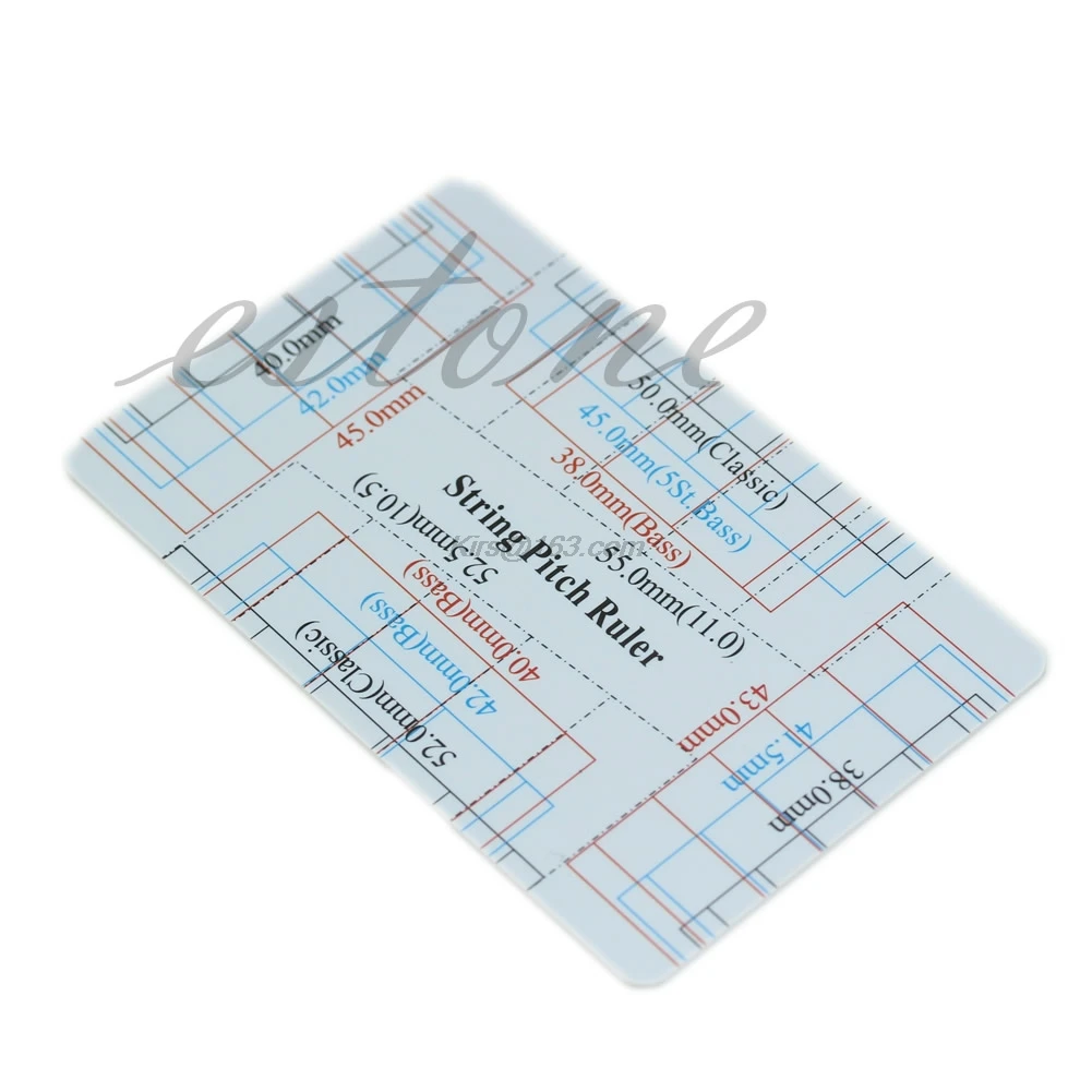 Гитара Бас струна тон линейка измеритель натяжения струн экшен измерительный