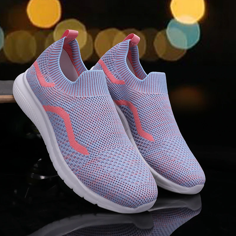 Вулканизированные женские кроссовки Модные Повседневные тапочки плоские туфли