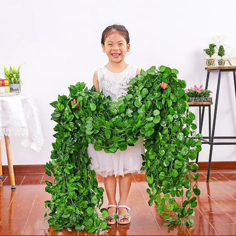 Искусственные вьющиеся Гирлянды Плюща разнообразные Листья лозы растения