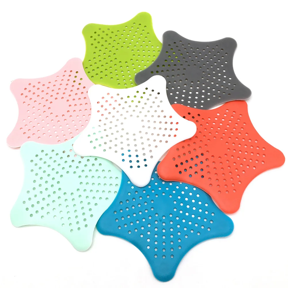 

Silicone Anti-blocking Hair Catcher Stopper Plug Trap Shower Floor Drain Covers Sink Strainer Filter Bathroom Kitchen Colander