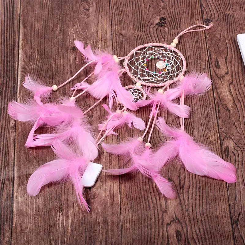 Светодиодный Ночной светильник ручной работы Ловец снов колокольчиков детские