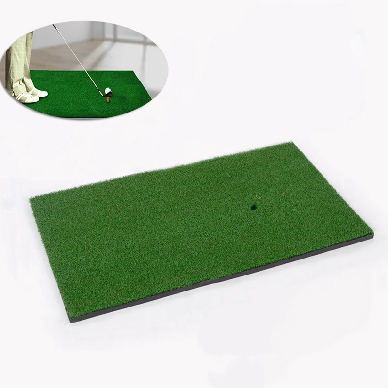 Green Крытый гольф коврики Training удара Pad Практика резиновый мат для травы понравился зеленый Обучающие приспособления для игры в гольф инструменты на заднем дворе 30x60 см - Цвет: Green