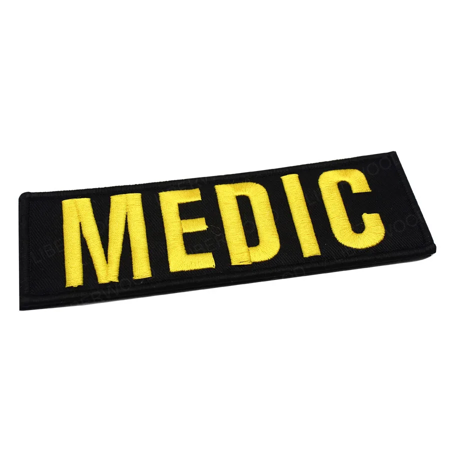 Резиновый 3D ПВХ медицинский фельдшер ЭМТ EMS мед тактический боевой патч черный OPS патч спасательный первый ответчик аппликация значок патч