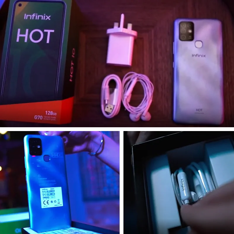 Infinix Горячая 10 Lite глобальная версия X657C 6 &quot&quot HD + 2 Гб оперативной памяти 32 встроенной 1600*720 5000 мА/ч 13MP тройной