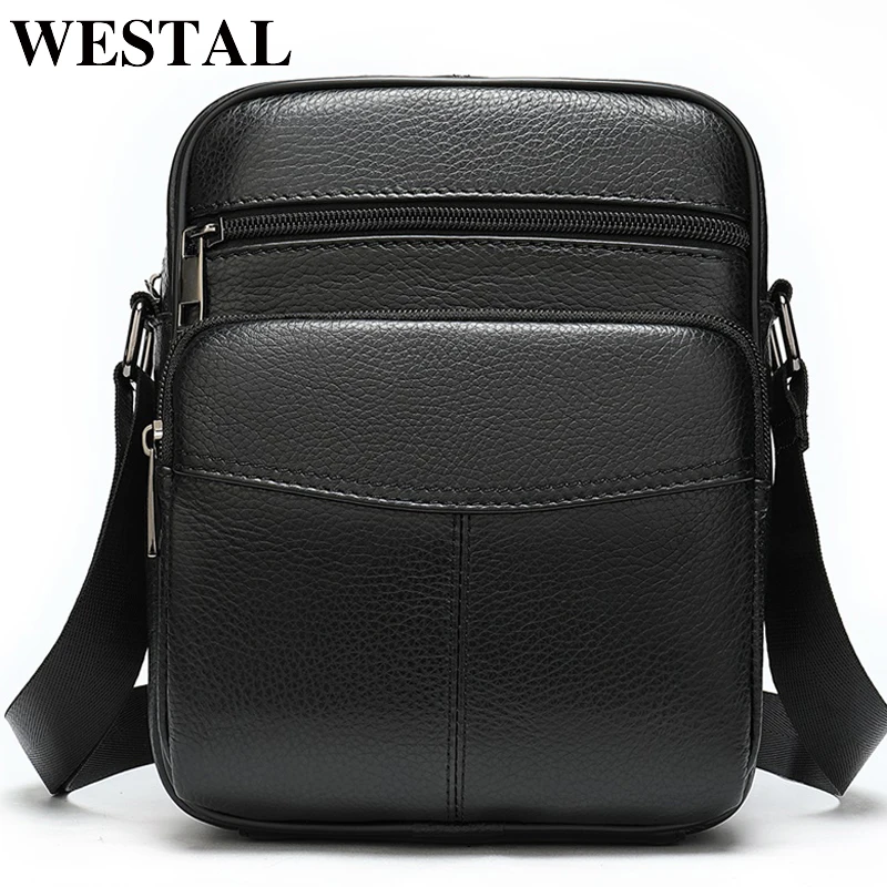 Сумка мессенджер WESTAL Мужская из натуральной кожи| |