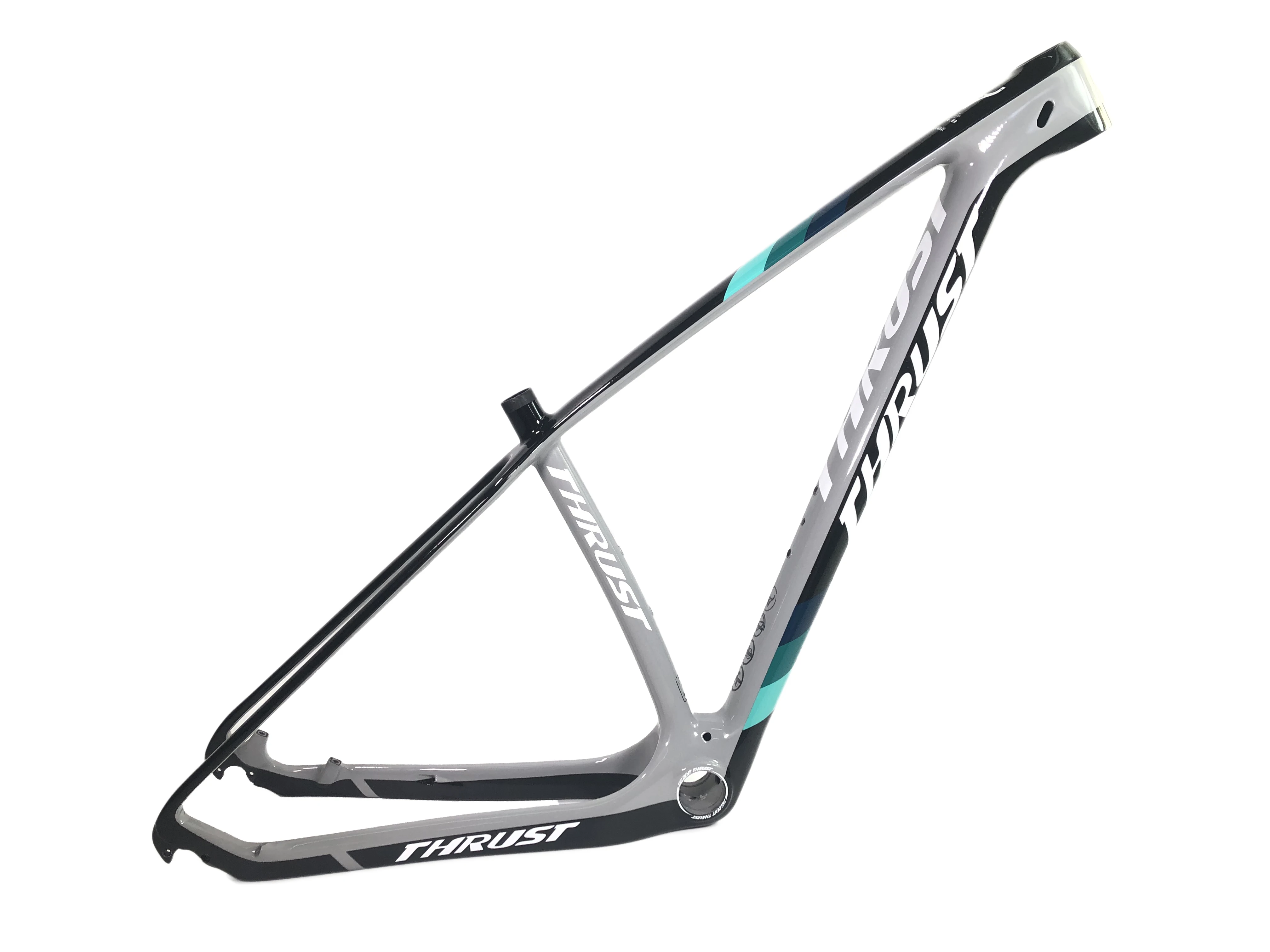 Карбоновая рама THRUST 2020 T1000 mtb 29er/27 5 ER 15/17/19 дюймов черный и серый цвета карбоновая