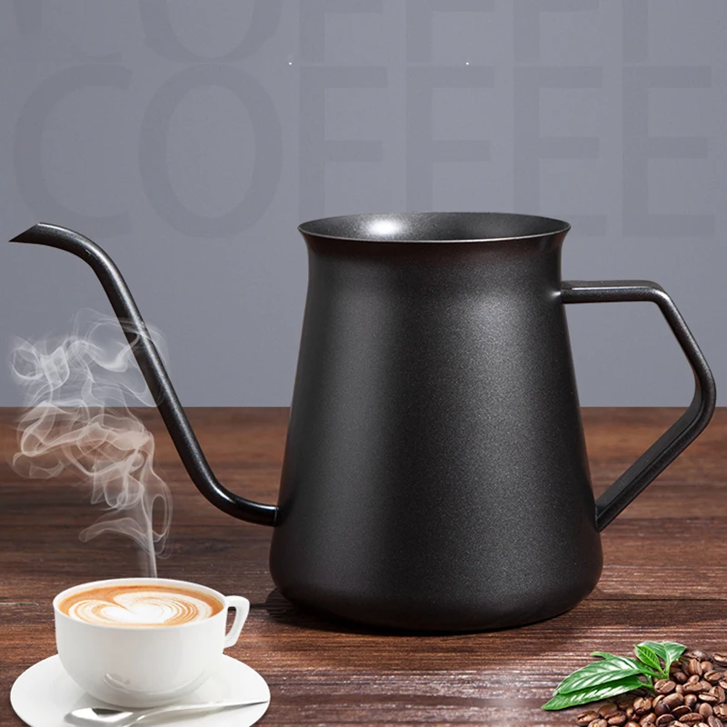 Капельный чайник 400 мл кофейник пищевой из нержавеющей стали с гусиной шеей