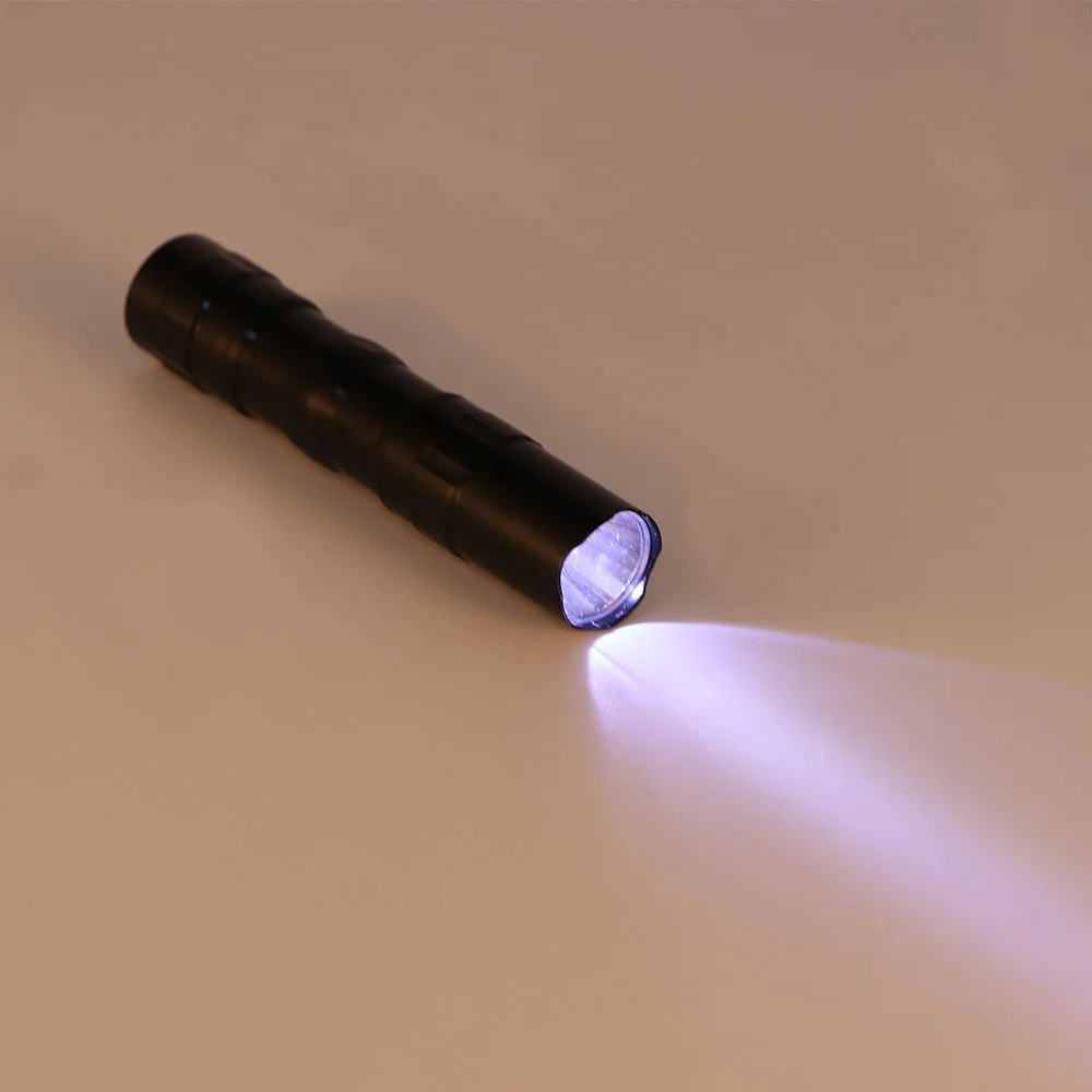 Портативный светодиодный мини вспышка светильник карман ручка сильный фонарь