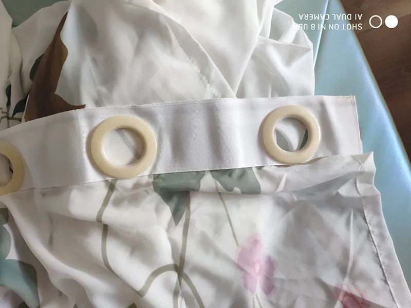 

3D Curtain Living Room Bedroom Drapes Window Customized Size Tulle Decorative Curtain Natural Drape Panel Sheer Tulle Curtains