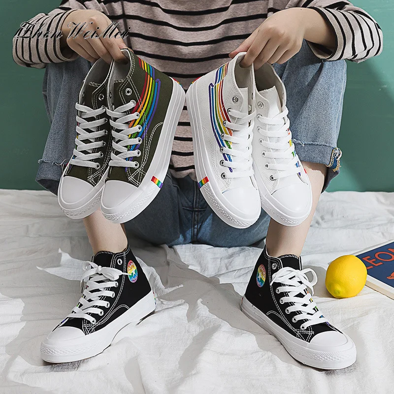 Новинка белые кроссовки на плоской подошве со звездами парусиновая обувь для