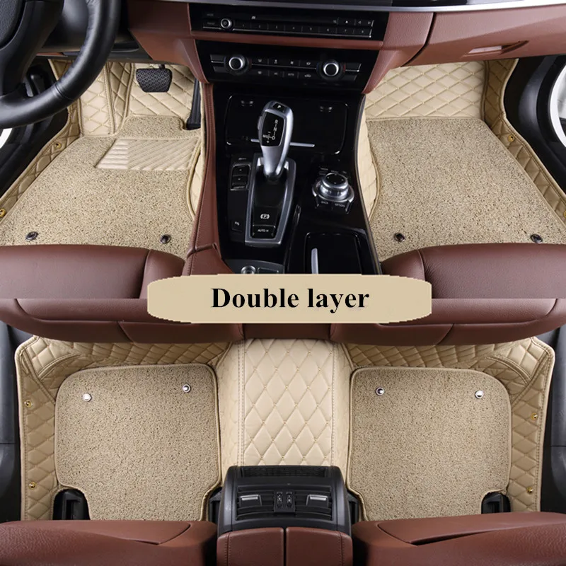 

Good quality! Custom special car floor mats for Alfa Romeo Giulia 2021 durable double layers rugs carpets for Giulia 2020-2017