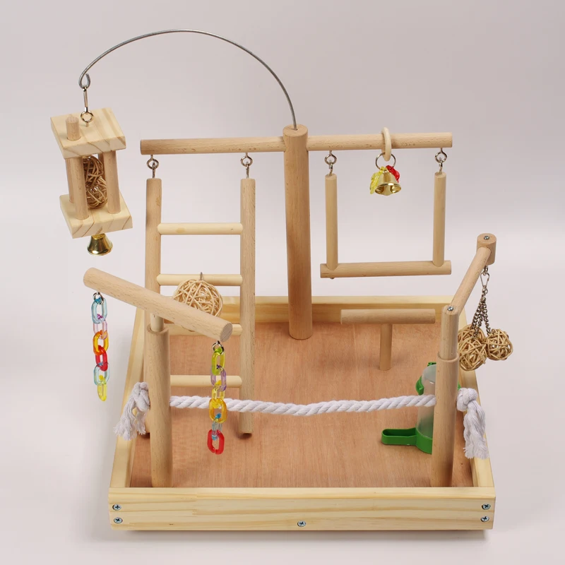 Принадлежности для тренировки птиц маленькая подставка попугаев игровая