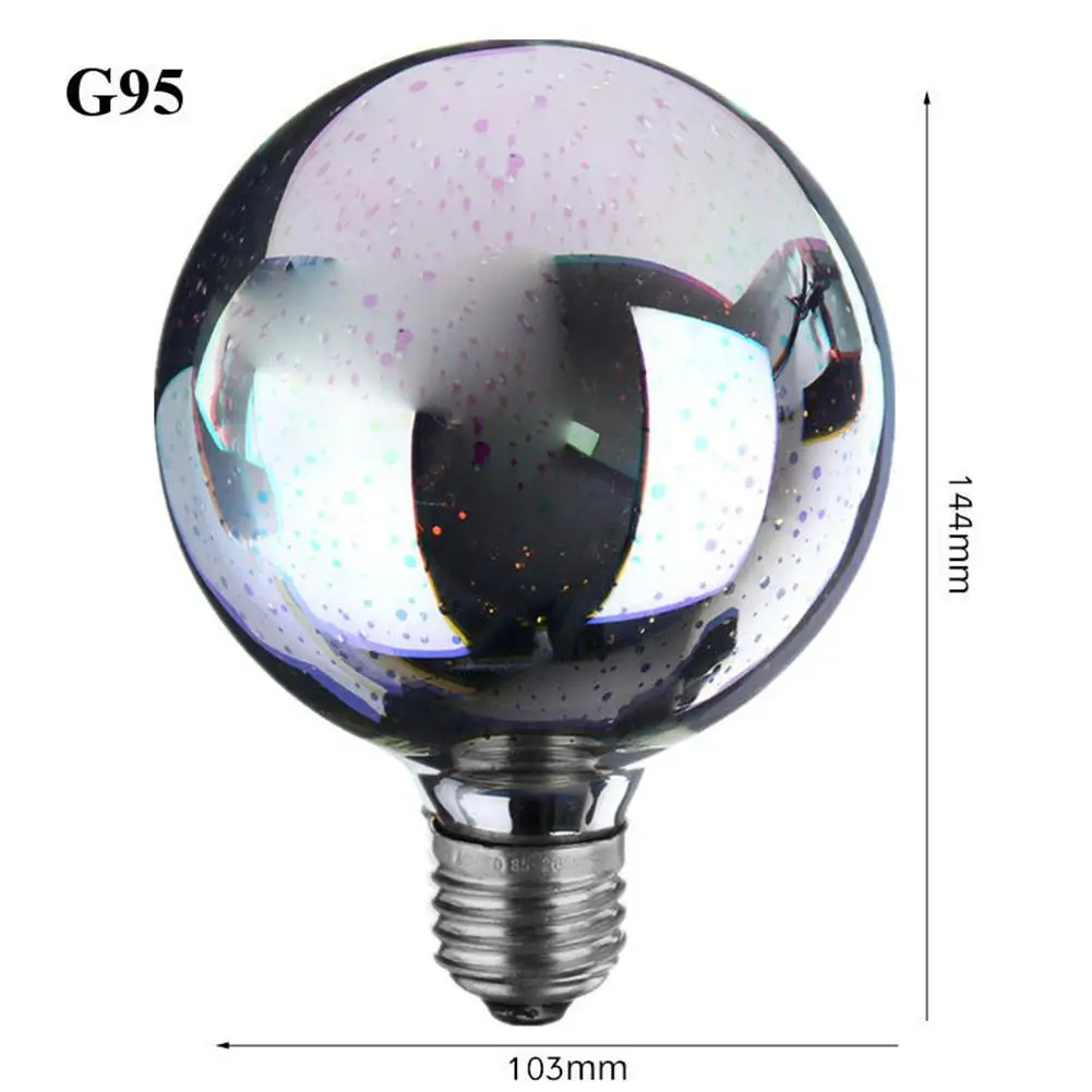 Светодиодная лампа E27 светодиодная лампочка цветная люстра в форме фейерверка