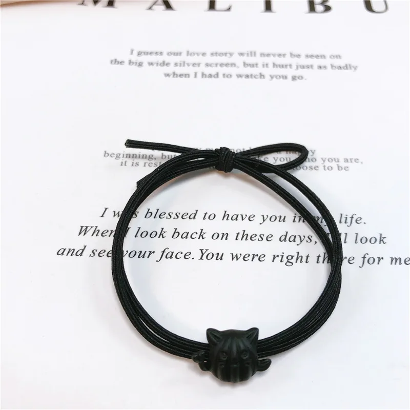 

Simple alloy forest cat headgear high elastic rubber band hair rope hair ring head rope hair accessories girl