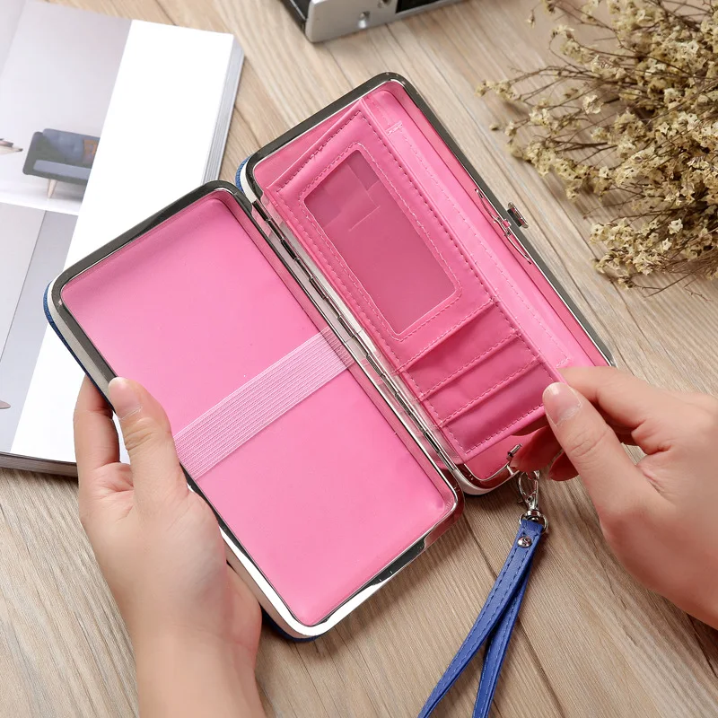 

Women PU Leather Clutch Purse Wallets Fashion Cash Phone Cards Holder Case J55