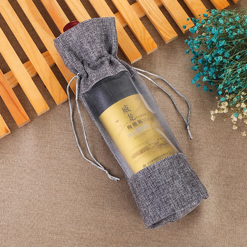 Фотосумка 100x14x3 0 см, полупрозрачная сетчатая видимая сумка на шнурке, сумка-имитация оружейной сумки, Подарочная сумка для красного вина