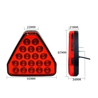 cars and motorcycles rear warning lights led rear fog lights triangle led brake warning lights strobe lights rear tail lights