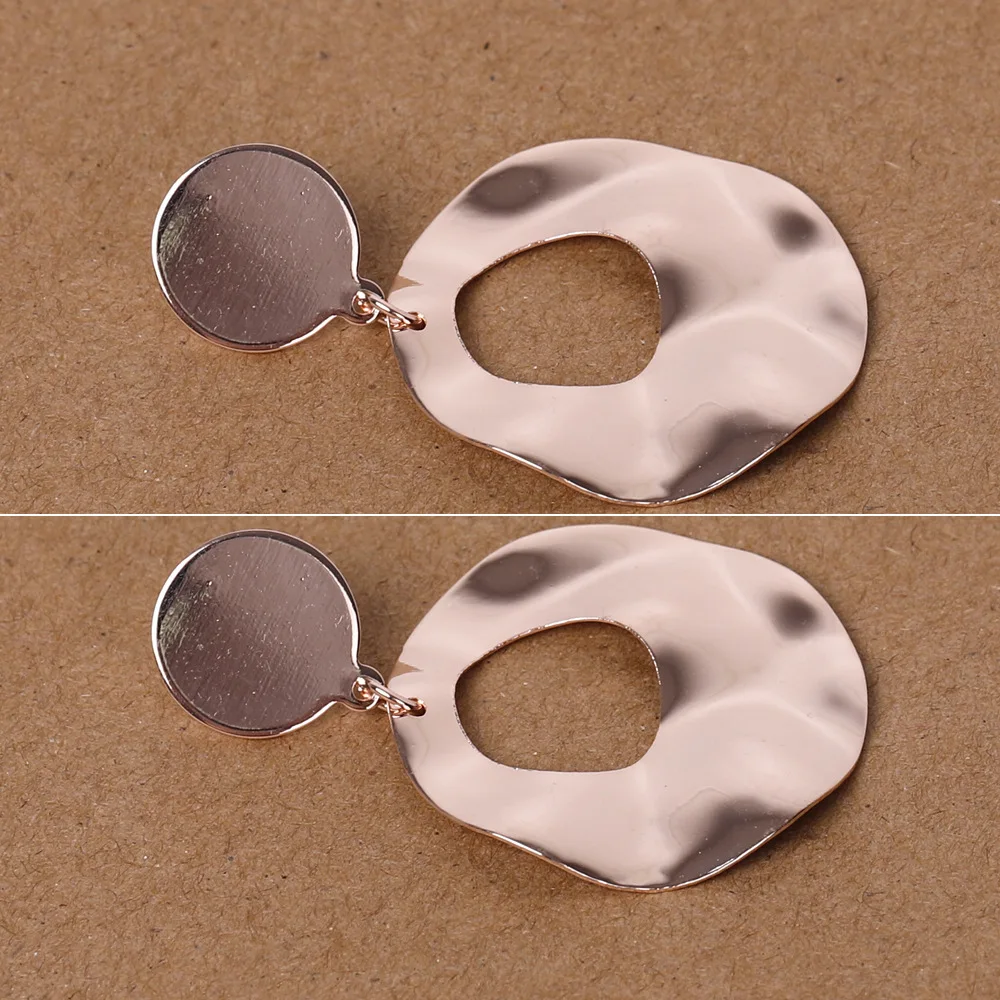 

2021 New A Variety Of European And American Big Brand Acetate Earrings Acrylic Metal Circle Geometric Women Bijoux