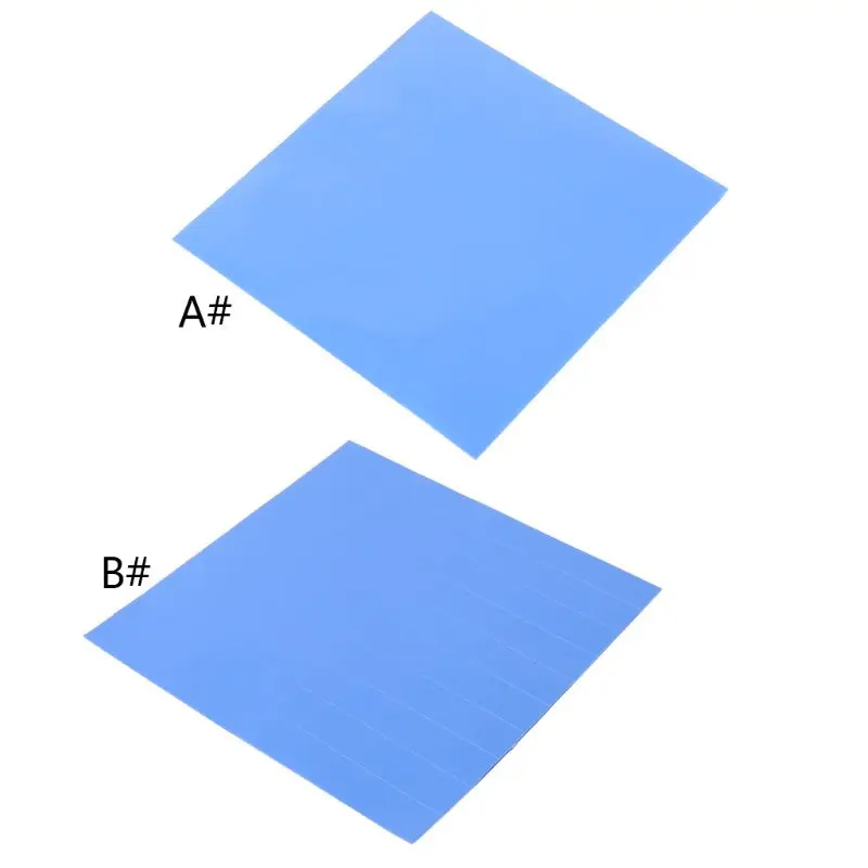 

New 100mmx100mmx0.5mm 1Sheet/100PCS Thermal Pad GPU CPU Heatsink Cooling Conductive Silicone Pad