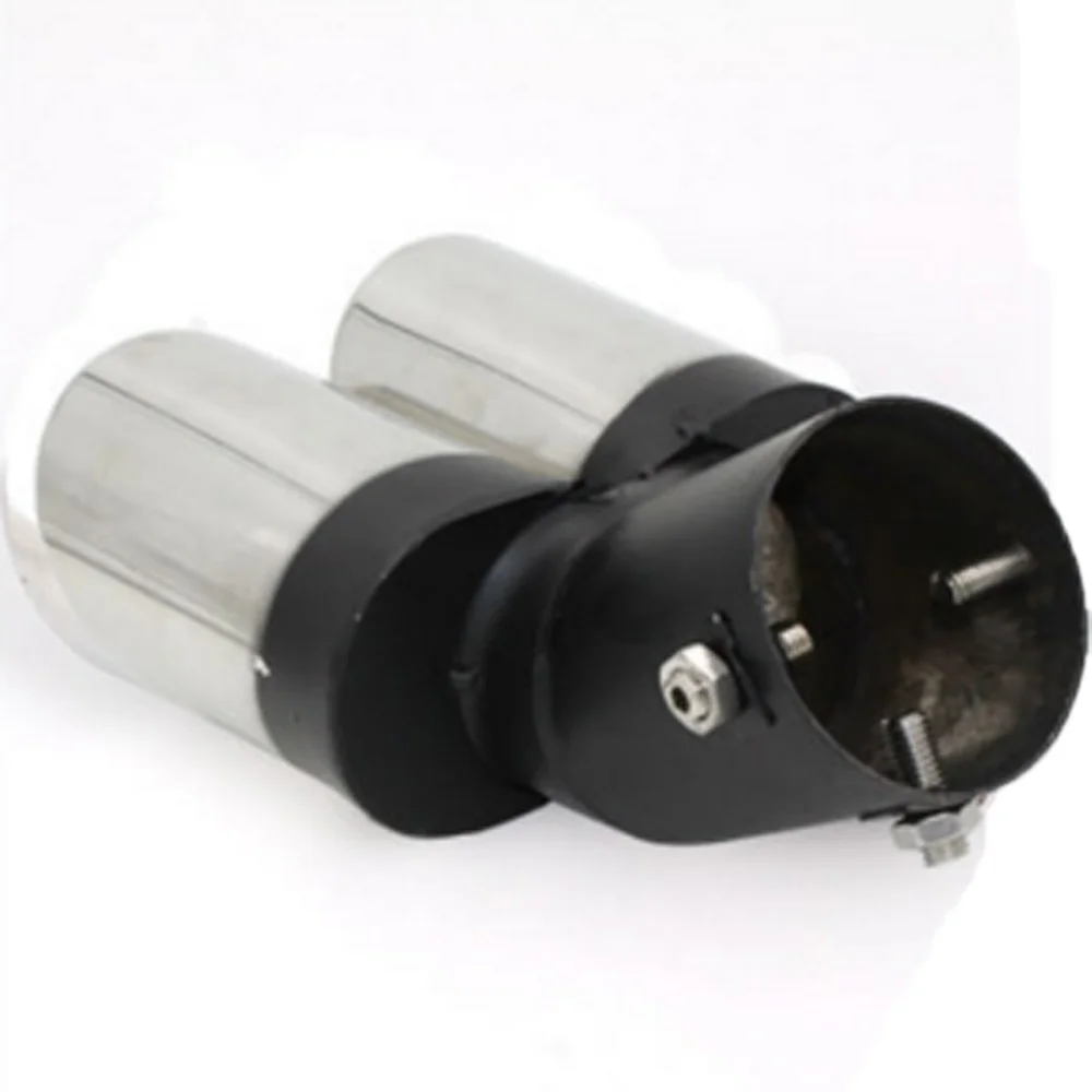 DSYCAR Универсальный Автомобильный круглый глушитель из нержавеющей стали Exhause 1 2