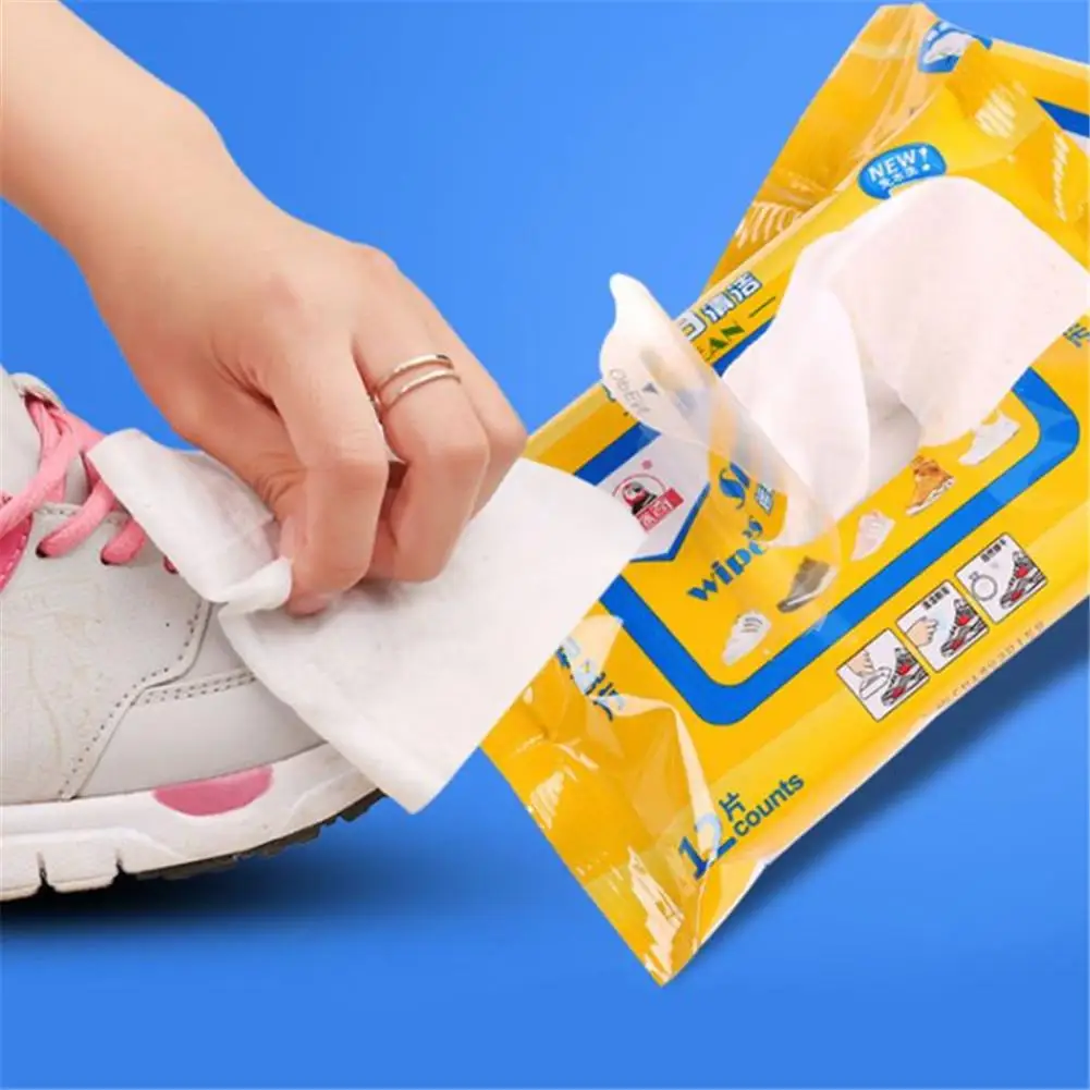 Чистящее средство для белой обуви одноразовые влажные салфетки Кожаные Салфетки