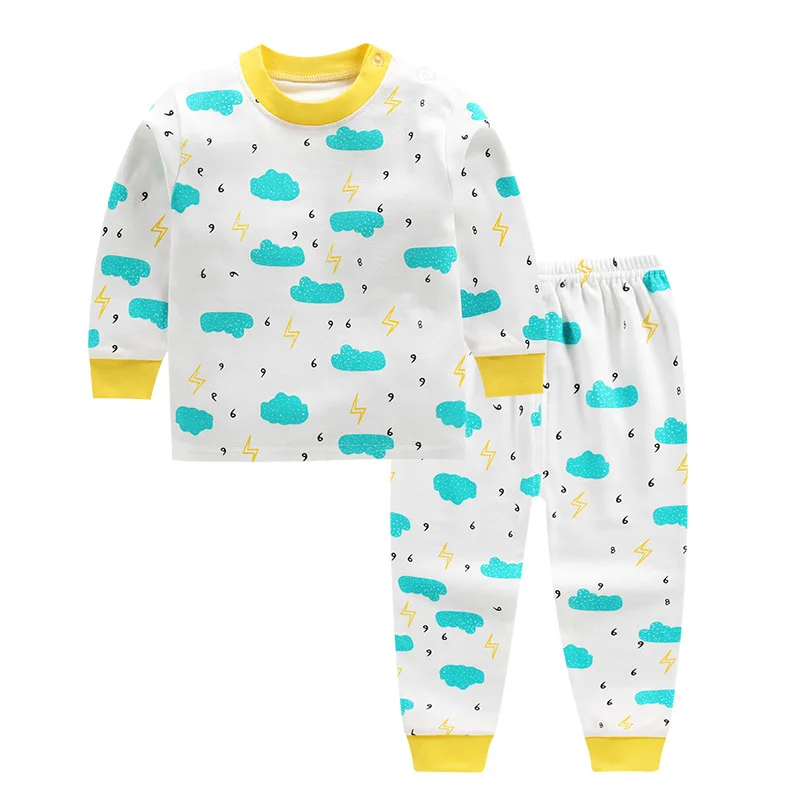 

ZWY1453 Children Fashion Clothes Suit Spring Kids Boy Girl Letter 2Pcs/sets Baby Toddler Clothing Infant Sportswear sets