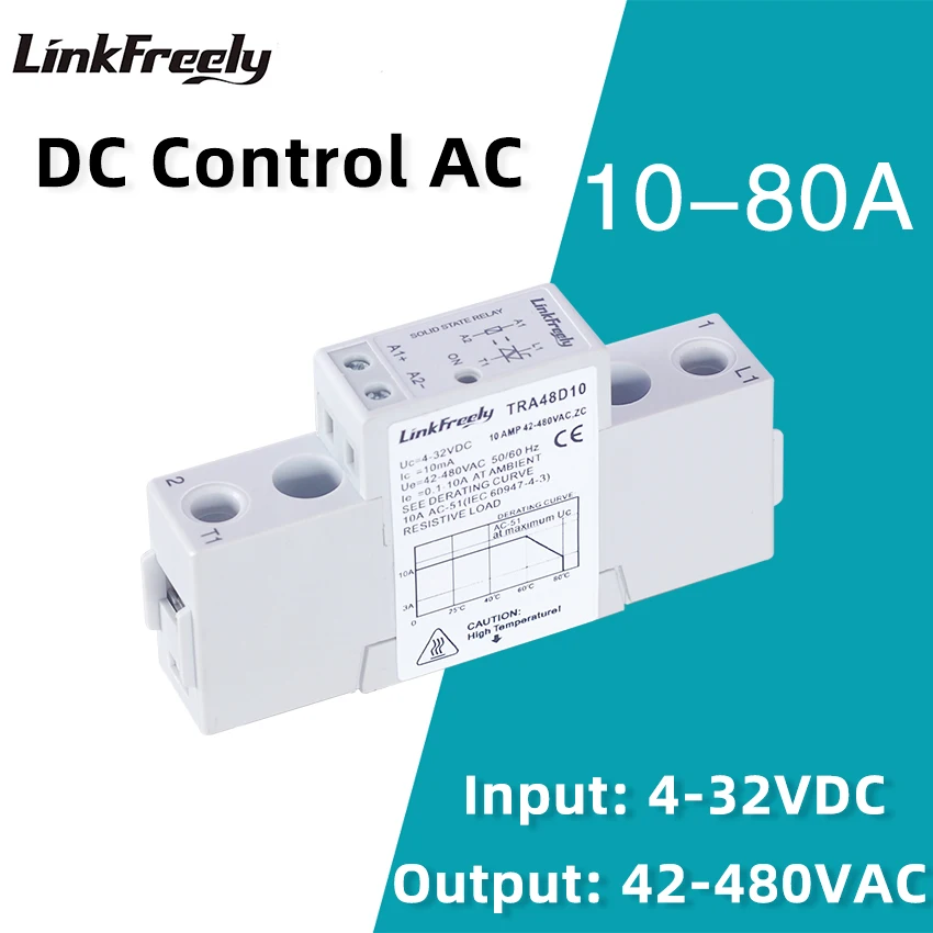 Промышленный однофазный модуль твердотельной релейной платы DC to AC 5 в 12 В 24