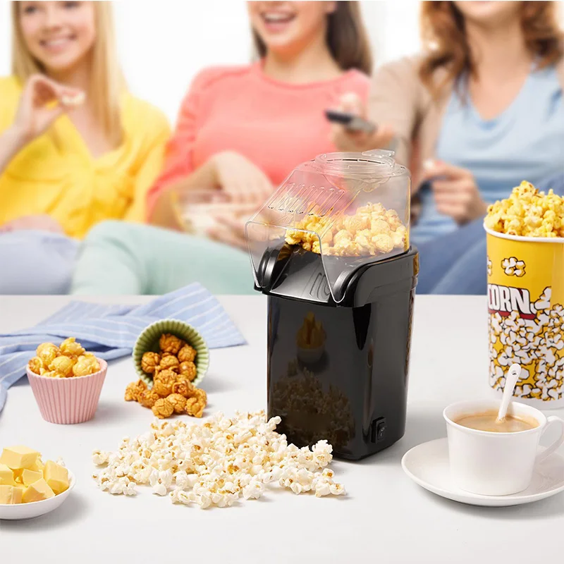 

Quick delivery 110V/220V EU Electric Corn Popcorn Maker Household Automatic Popcorn Making Machine DIY Corn Popper Children Gift