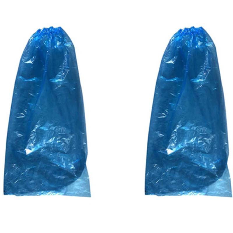 FGGS 100Pcs одноразовые чехлы для ботинок пластиковые толстые Чехлы обуви уличные