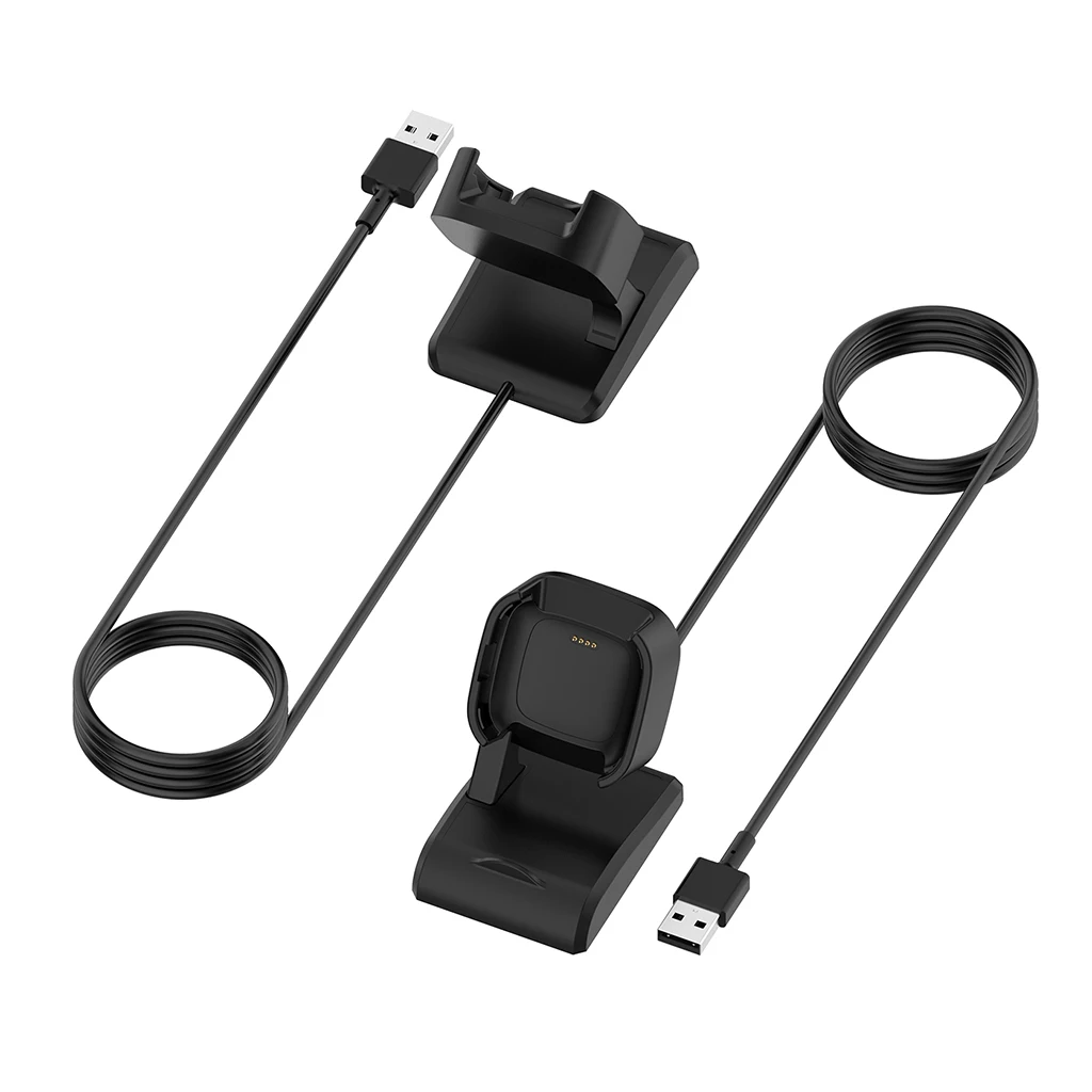 Для Fitbit 2 / Lite Смарт часы Smartwatch Замена USB зарядка кабель держатель док станция 3