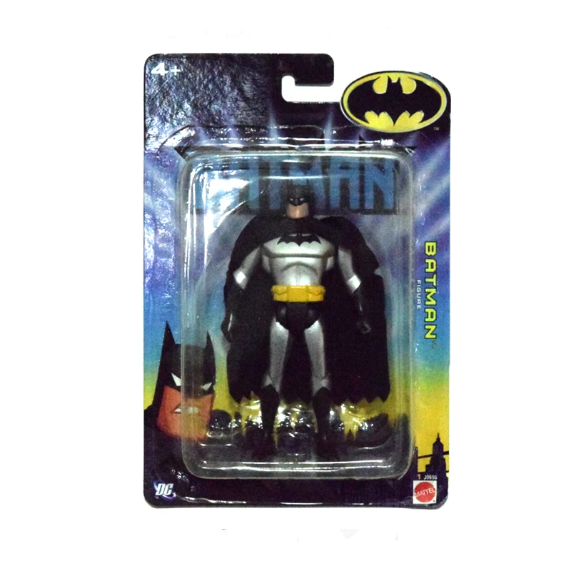 Экшн фигурка DCU JLU Bat man серебро 4 75 дюйма в коробке игрушечная кукла|Игровые