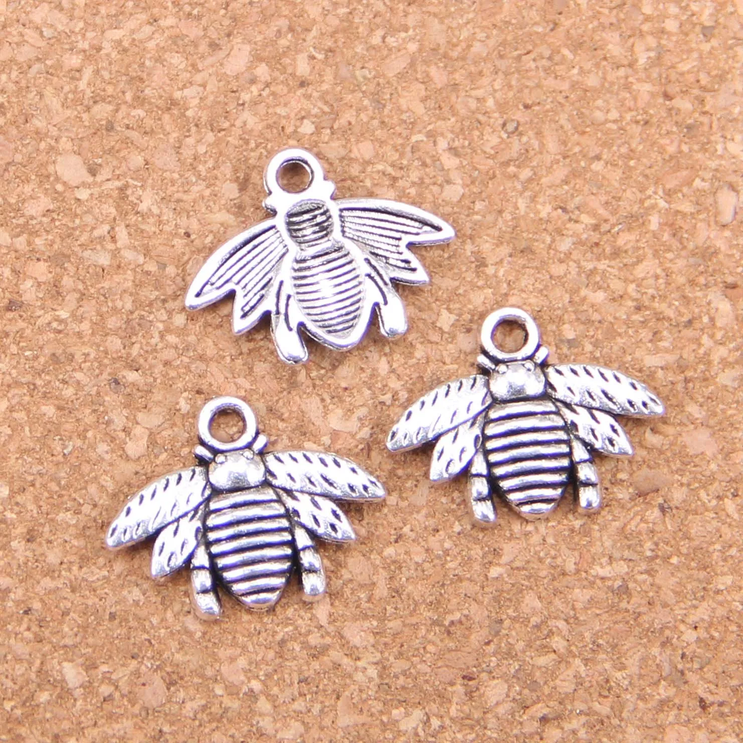 20 шт. Подвески шмблби мед пчела 21x16 мм цвет ВИНТАЖНАЯ фотография DIY для браслета