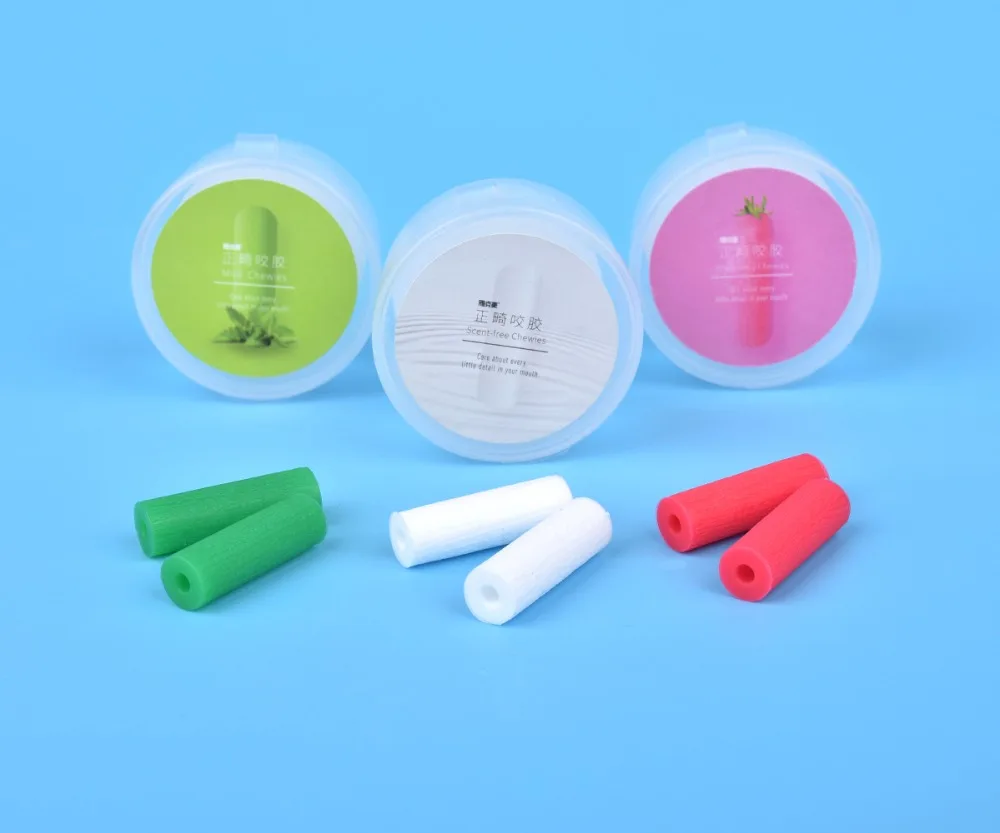 Y Kelin Ортодонтические жевательные 5 цветов Упаковка силиконовые палка для