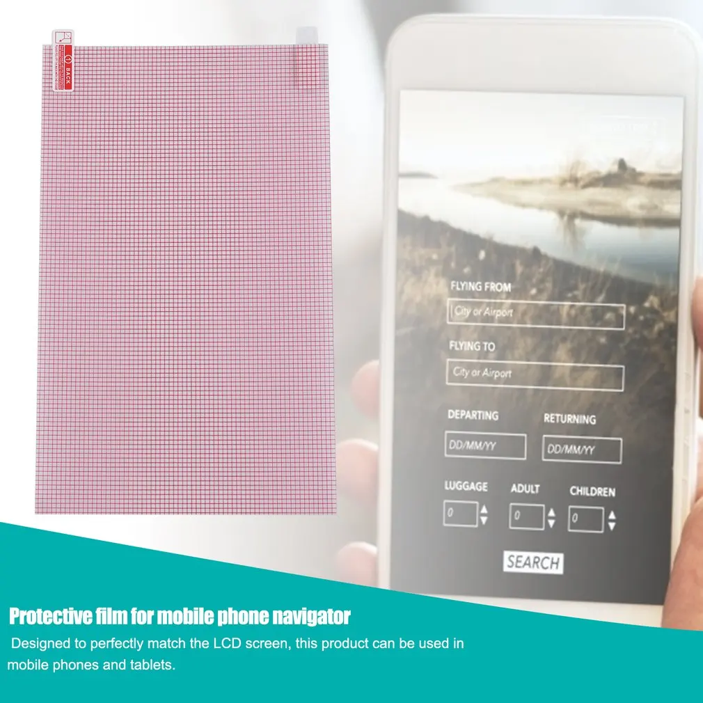 5/6/7/8/9/10'' Inch Universal HD Clear/Anti-Glare Matte LCD Screen Protector Protective Grid films for Phone Tablet GPS MID |