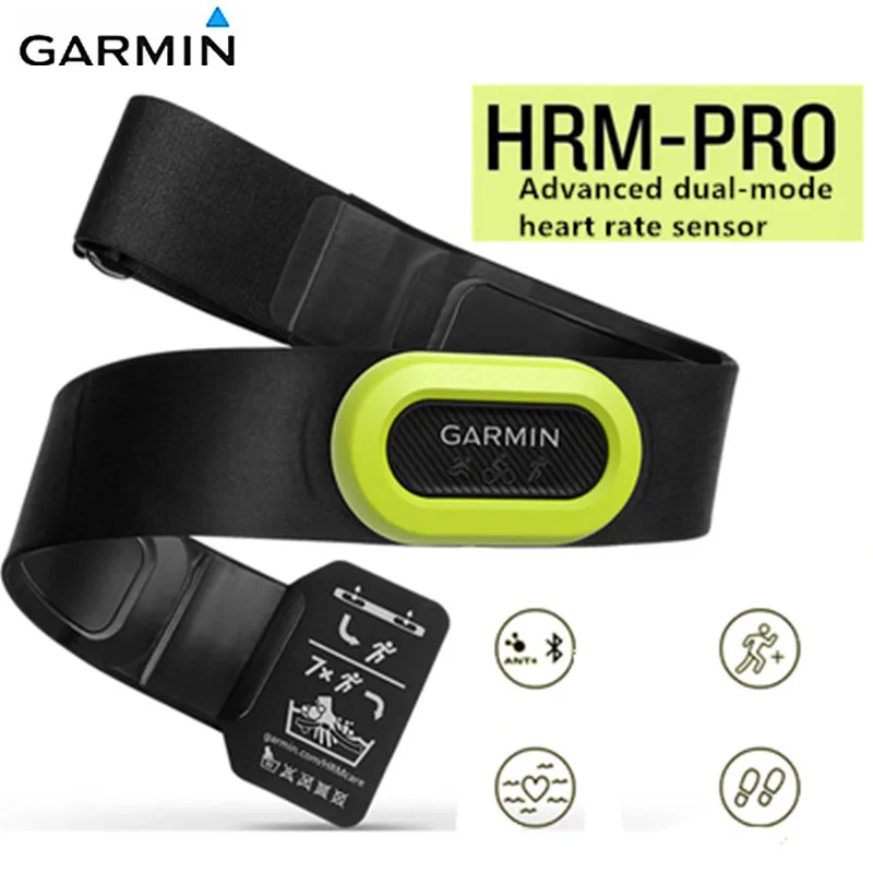 Передатчик частоты сердечных сокращений Garmin HRM Pro TRI / RUN DUAL dual mode бег плавание/Езда