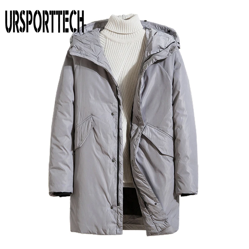 2020 Mens Winter Jacket Men Parkas Plus Size Casual Warm Thick Fur Collar Hooded Jacket Men Luxury Outwear Waterproof Parka Coat