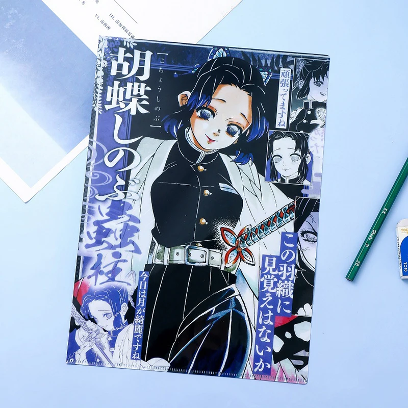 

Anime Demon Slayer Tanjirou Nezuko File Folder A4 Document Bag Folders For School Office Learning Supplies